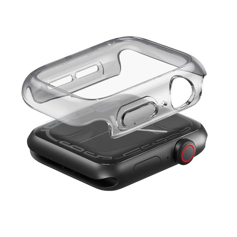 UNIQ Garde Case with Screen Protection for Apple Watch Series 10 46MM - Smoke