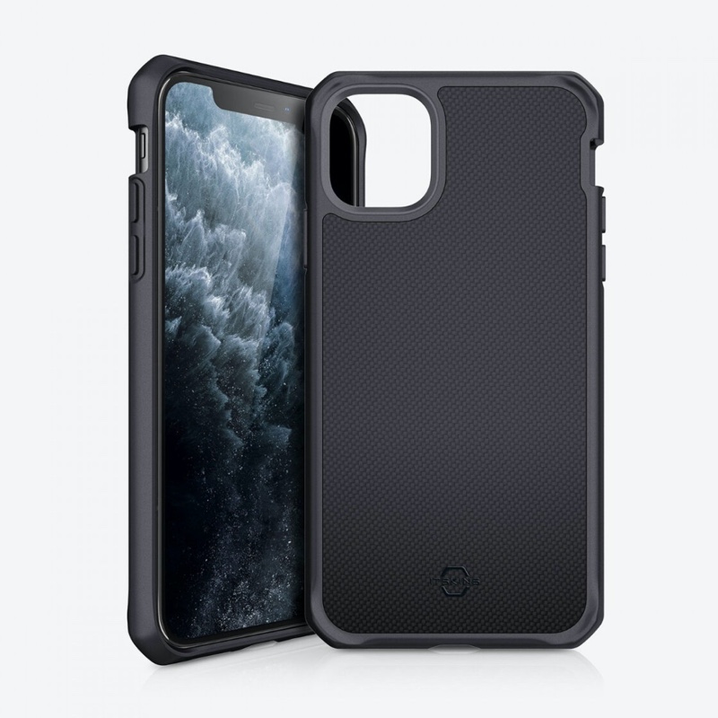 ITSKINS iPhone 11 Pro Max Hybrid Fusion (Black and Grey) 4894465607692