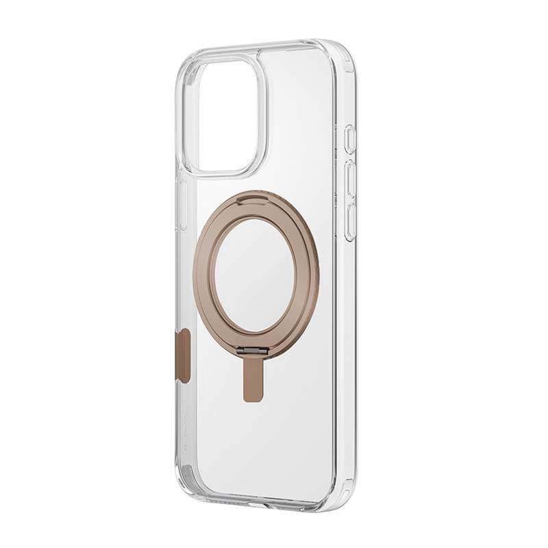 UNIQ Swivix MagSafe Compatible Phone Case for iPhone 16 Pro Max – Gold