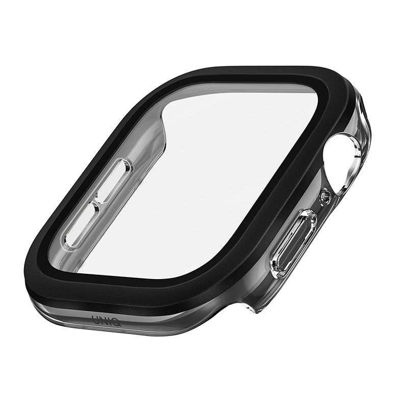 UNIQ Voute Case with Screen Protection for Apple Watch Series 10 / 11 42MM - Black