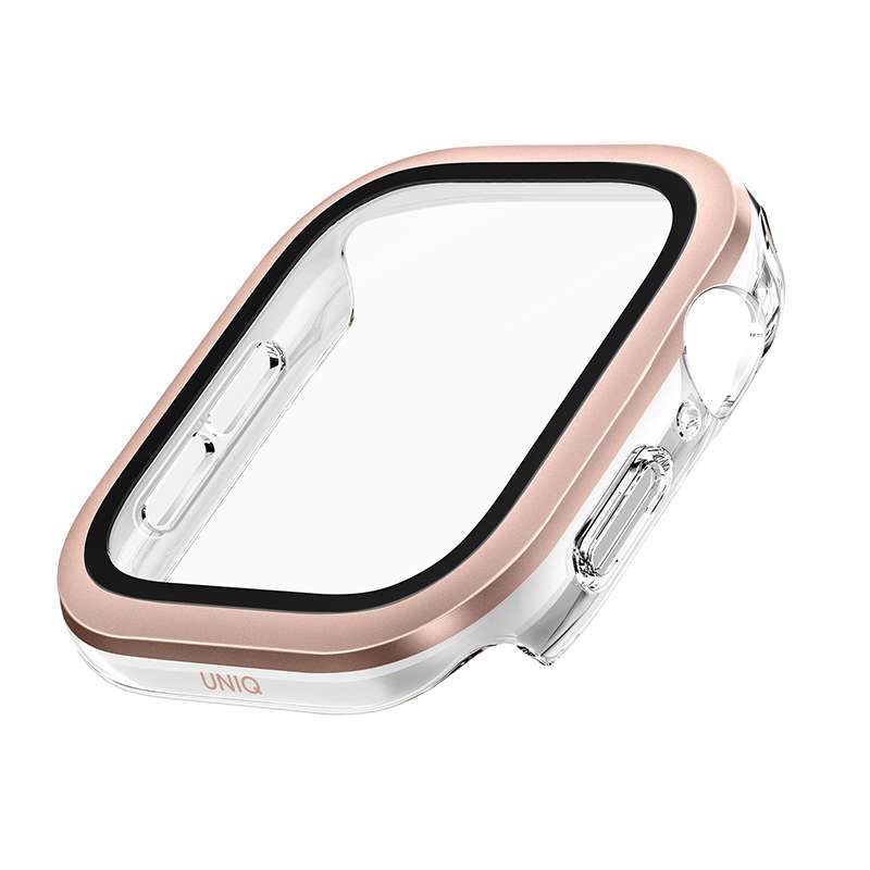 UNIQ Voute Case with Screen Protection for Apple Watch Series 10 / 11 46MM - Gold