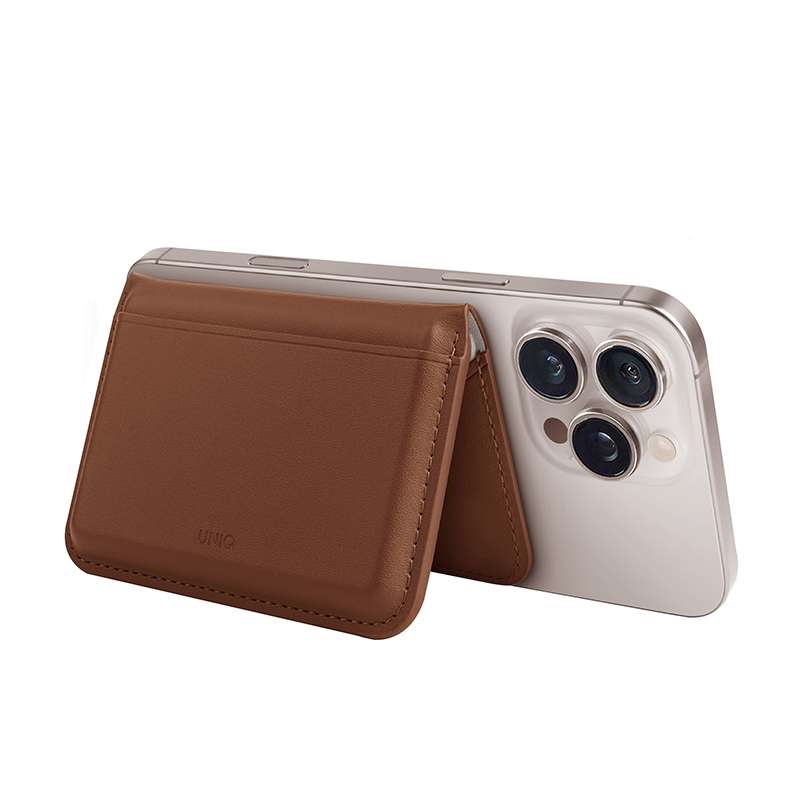 Uniq Lyden DS RFID-Blocking Magnetic Wallet - Caramel