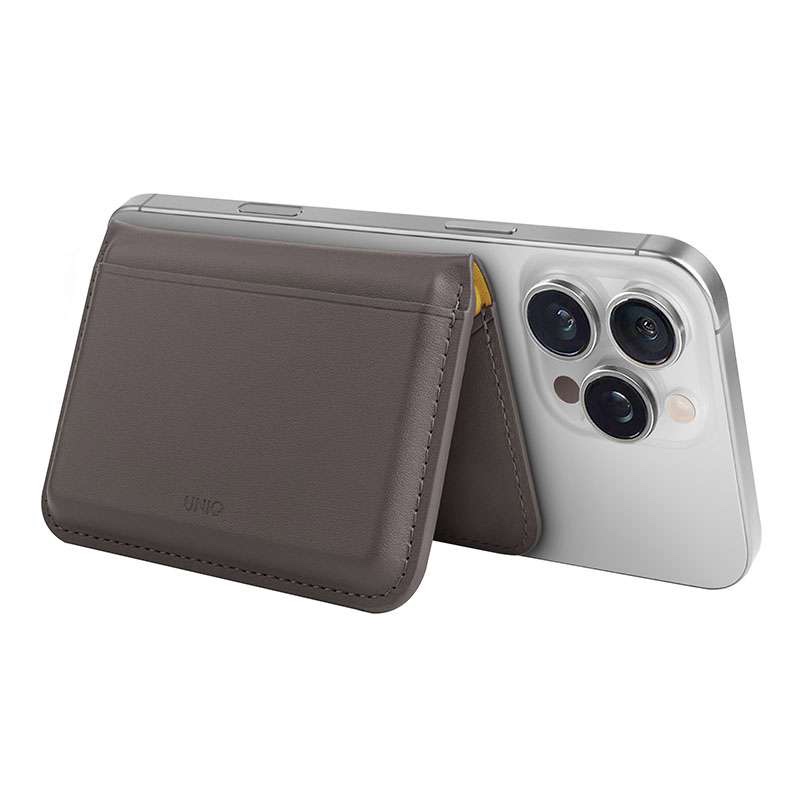 Uniq Lyden DS RFID-Blocking Magnetic Wallet - Grey