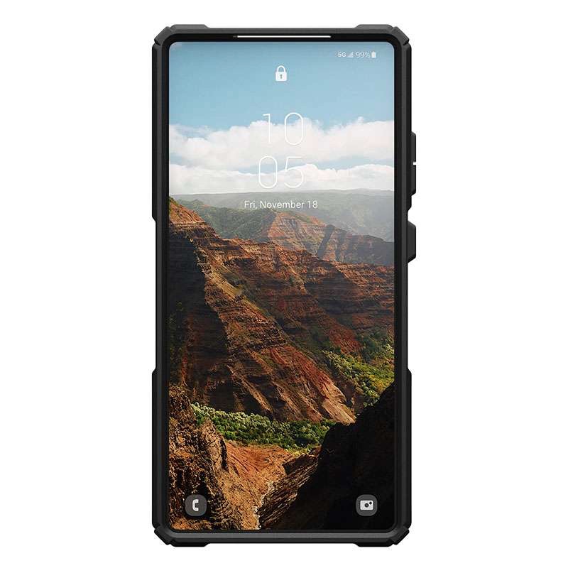 UAG Plasma XTE MagSafe Compatible Phone Case for Samsung Galaxy S25 Ultra - Black/Clear