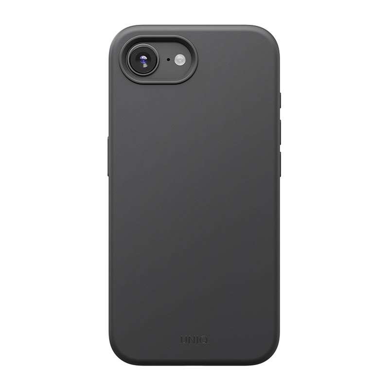 UNIQ Lino Magsafe Compatible Phone Case for iPhone 16E – Grey