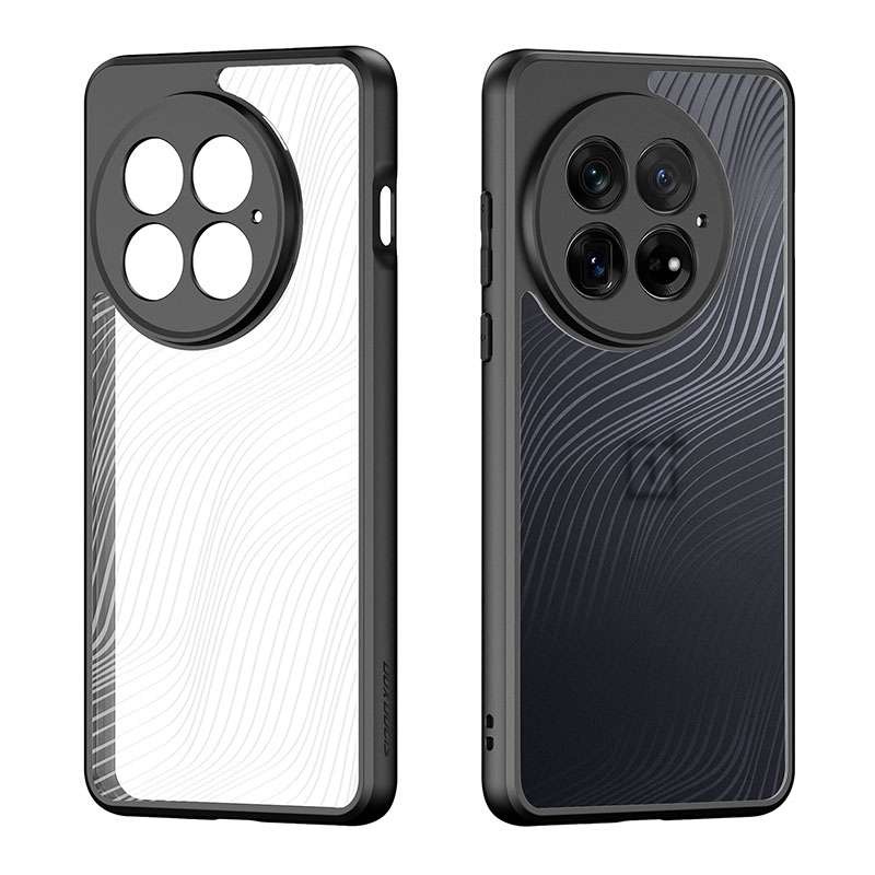 Aimo Series Phone Case for OnePlus 13 – Transparent Black