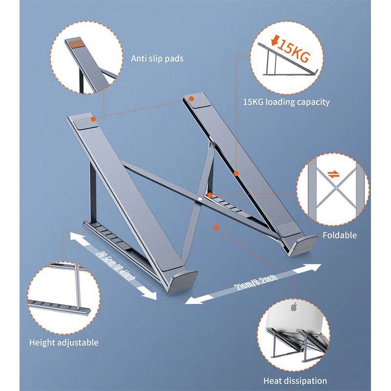 Choetech Foldable Laptop Stand  H055-SL - Silver