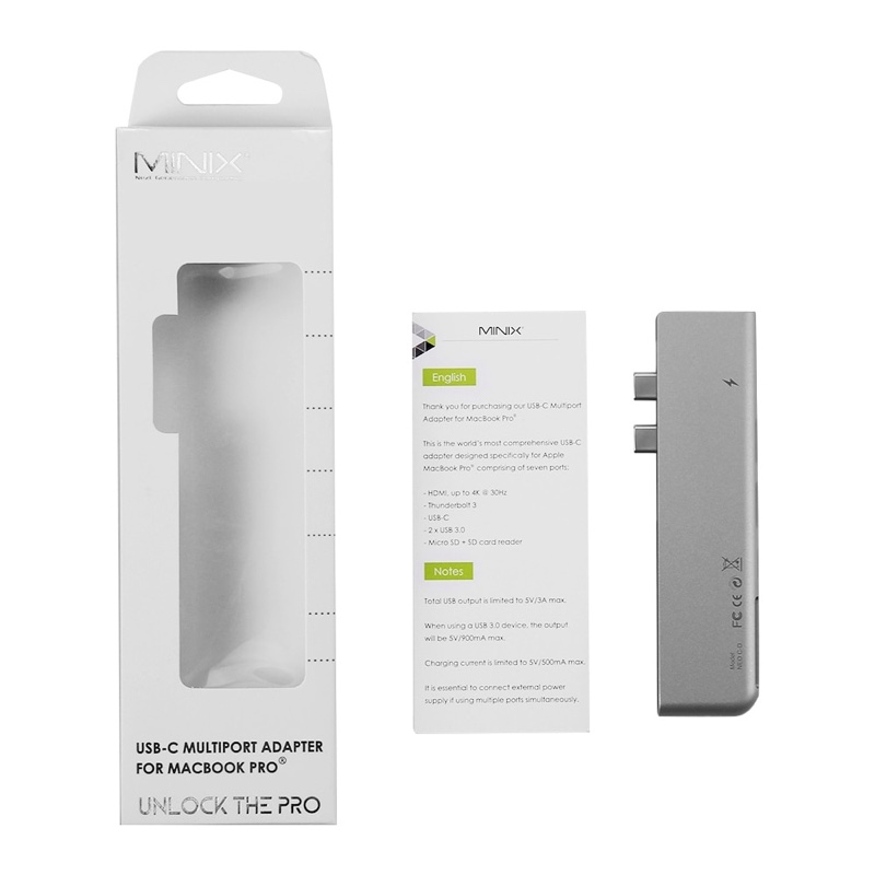 NEO C-D USB-C Charging Thunderbolt 3 Multiport Adapter For MacBook Pro