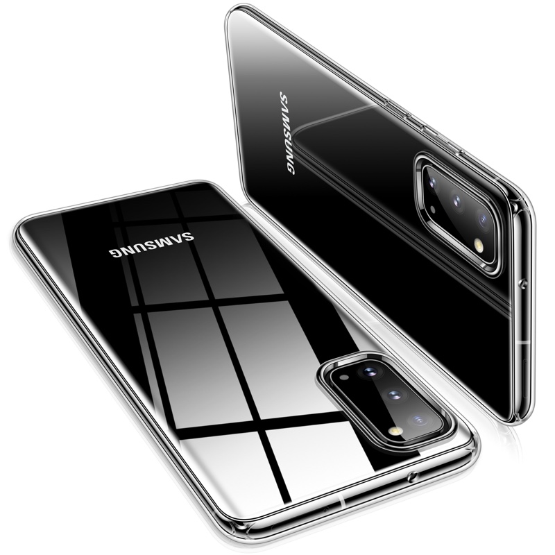 TORRAS Ultra-Thin Slim Fit Soft Crystal Clear Series Phone Case for Galaxy S20  - Clear X002F4KV1D