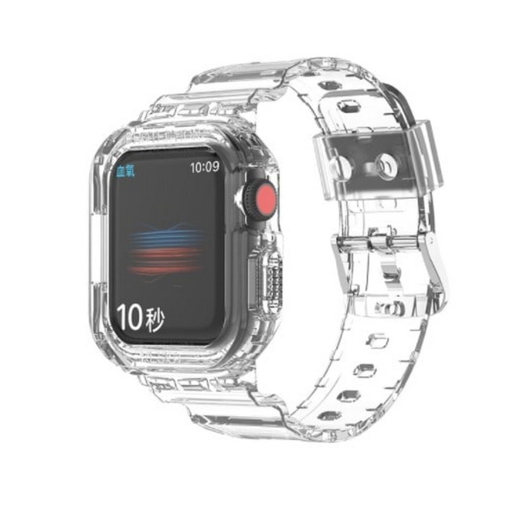 Sports Rugged Silicone Case with Band for Apple Watch Series 7, 5/6 & SE 41MM