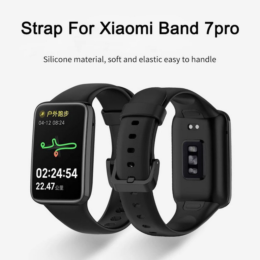 Replacement Soft Silicone TPU Strap for Xiaomi Mi Band 7 Pro