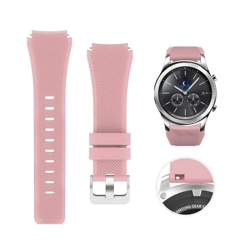 22mm Frontier Silicone Replacement Sports Strap Band for all Smart Watches Compatible With Only (22mm)