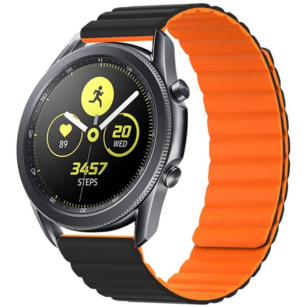 20mm Magnetic Loop Soft Silicone Replacement Strap for Smart Watches