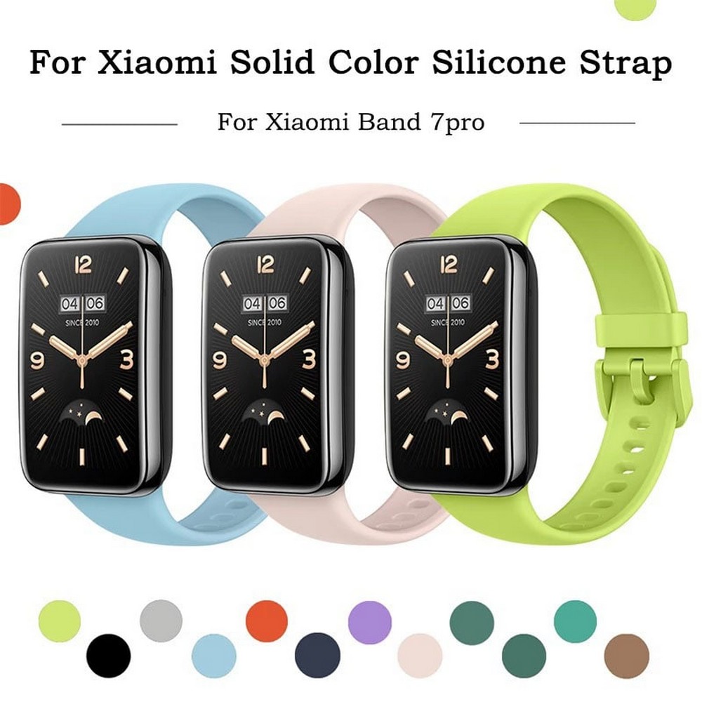 Replacement Soft Silicone TPU Strap for Xiaomi Mi Band 7 Pro