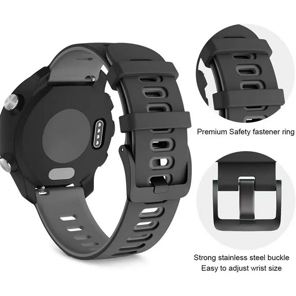 20mm Replacement Silicone Strap for Smart Watches