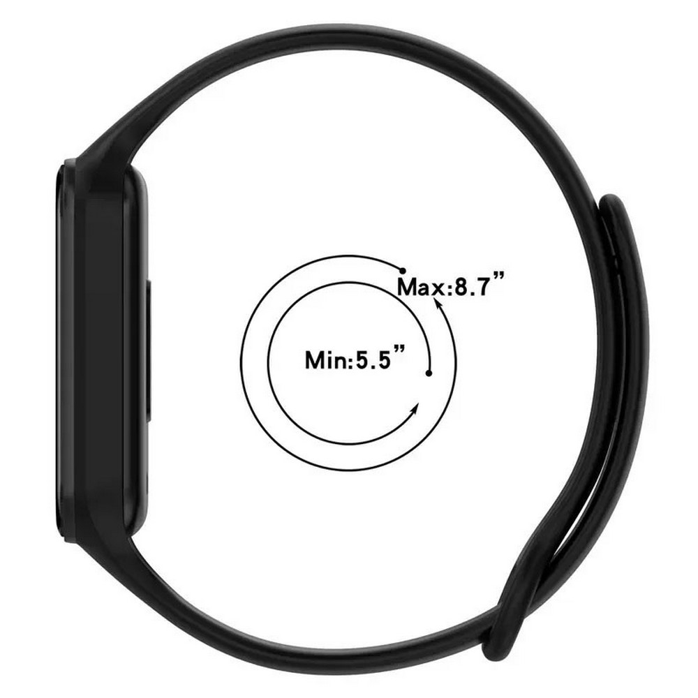Soft Silicone Replacement Strap Band for Xiaomi Mi Band 8 Active