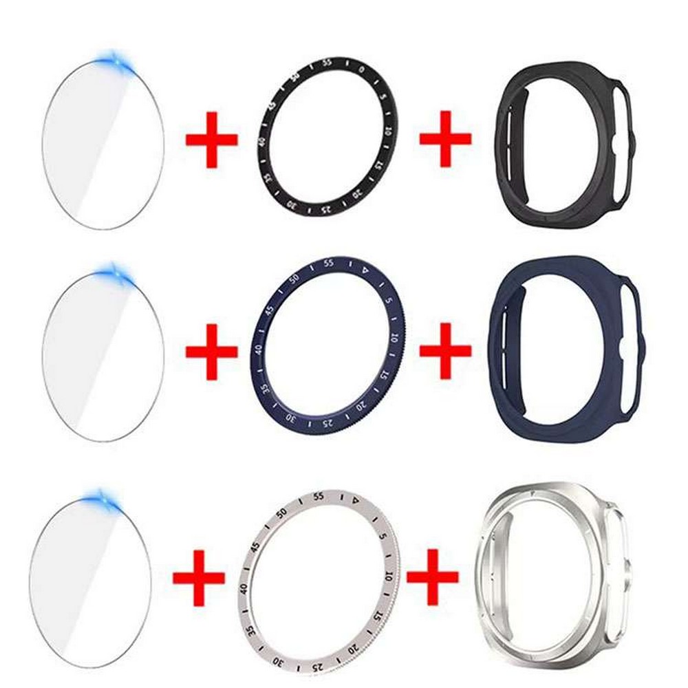 3 in 1 Case + Bezel + Screen Protector for Samsung Galaxy Watch Ultra 47mm
