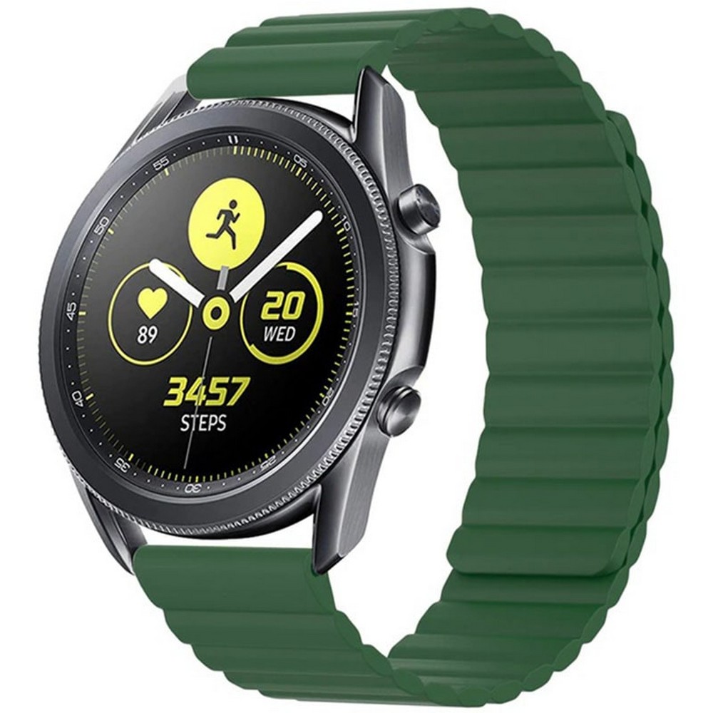 20mm Magnetic Loop Soft Silicone Replacement Strap for Smart Watches