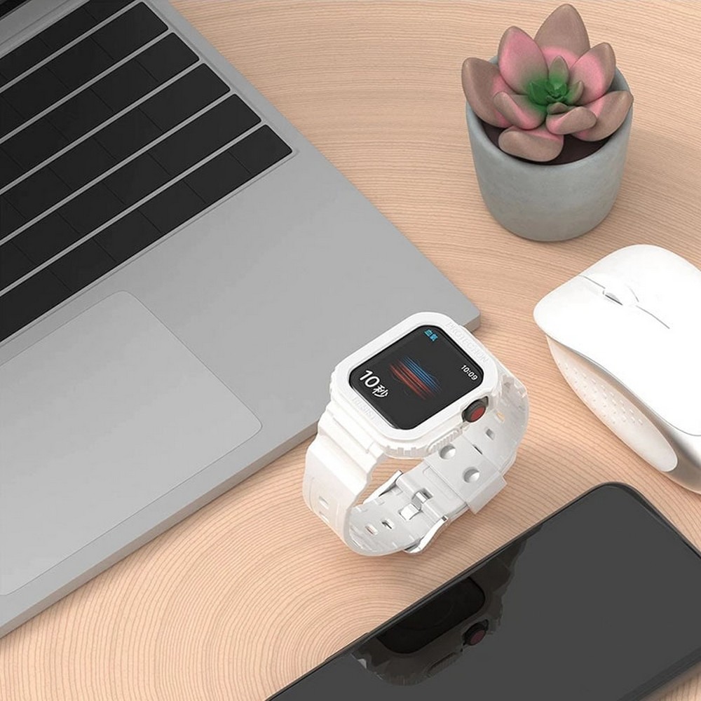 Rugged Protective Case with Strap for Apple Watch Series 1-6 & SE 40/38mm