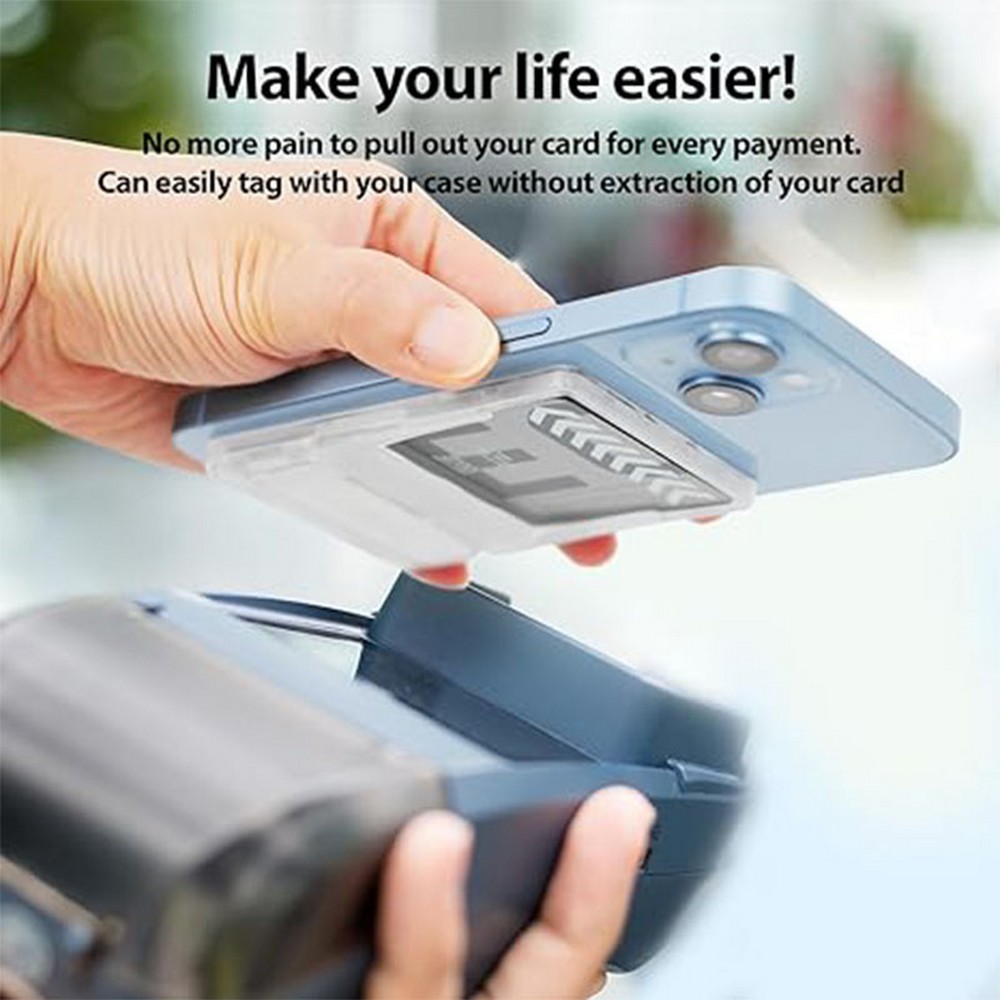 Whitestone MagSafe Slim Wallet Card Holder with Stand for Phones