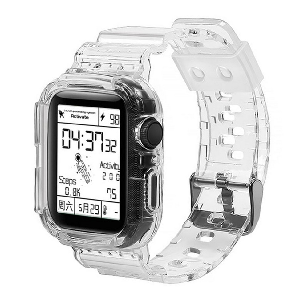Rugged Protective Case with Strap for Apple Watch Series 1-6 & SE 40/38mm