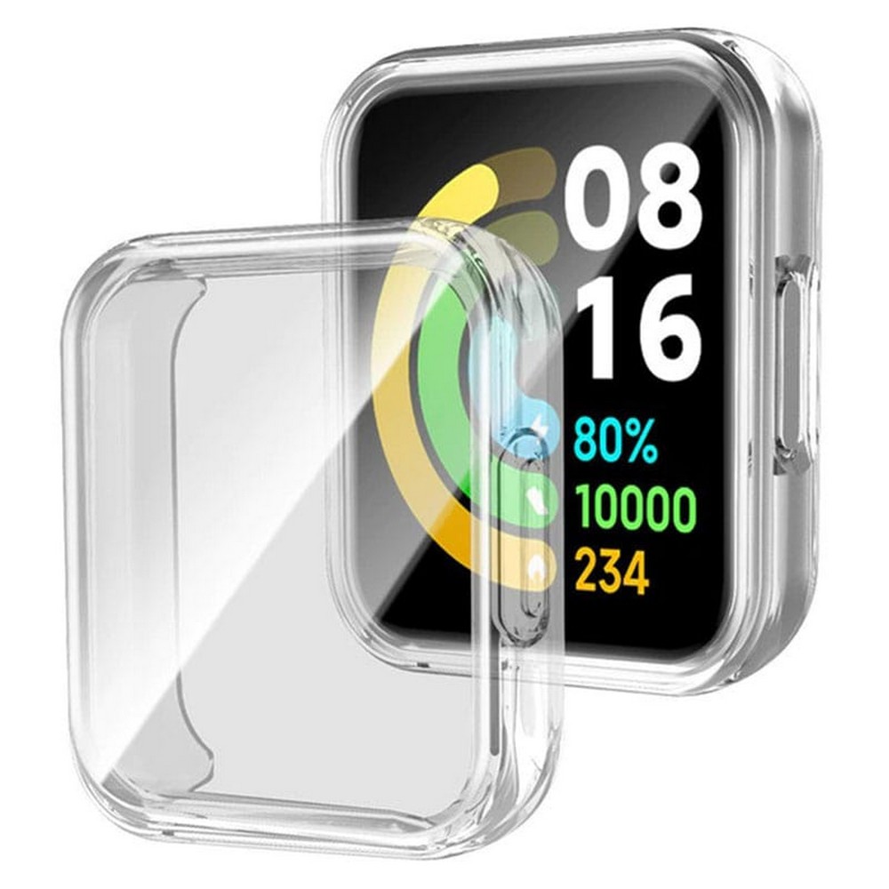 2in1 Xiaomi Redmi Watch 2 Lite Hard Full Edge Screen Protector with Case Protective Bumper Cover