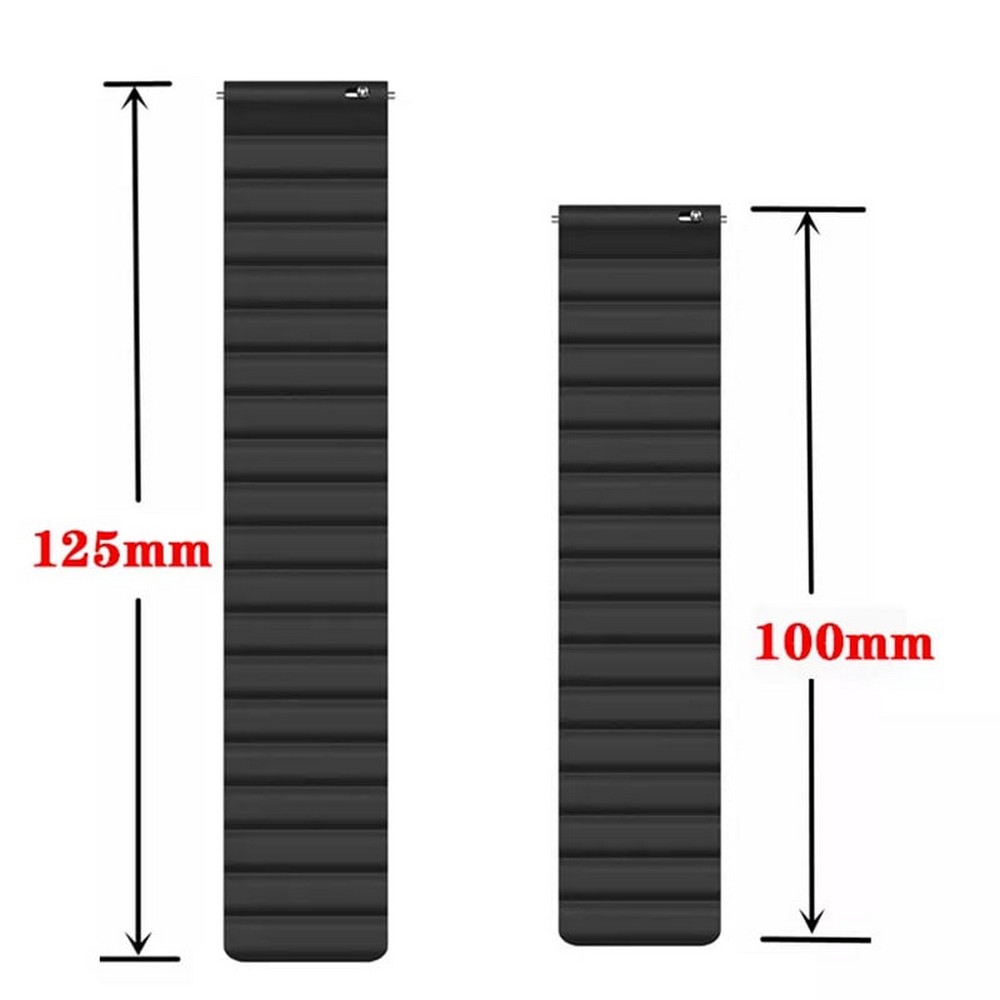 20mm Magnetic Loop Soft Silicone Replacement Strap for Smart Watches