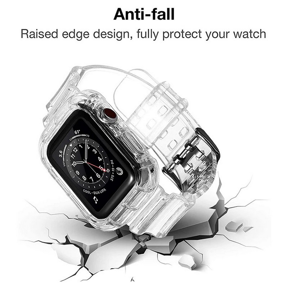 Apple Watch Ultra 49mm Transparent Clear Case with Strap