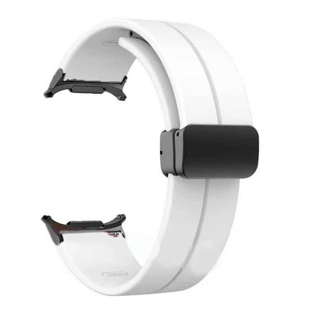 Samsung Galaxy Watch Ultra 47mm Soft Silicone Replacement Strap with Magnetic Lock
