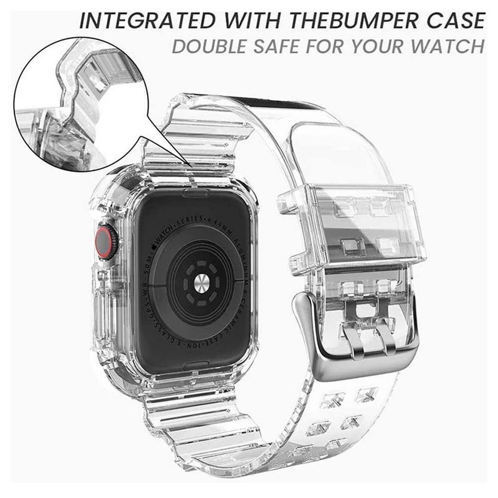 Apple Watch Ultra 49mm Transparent Clear Case with Strap