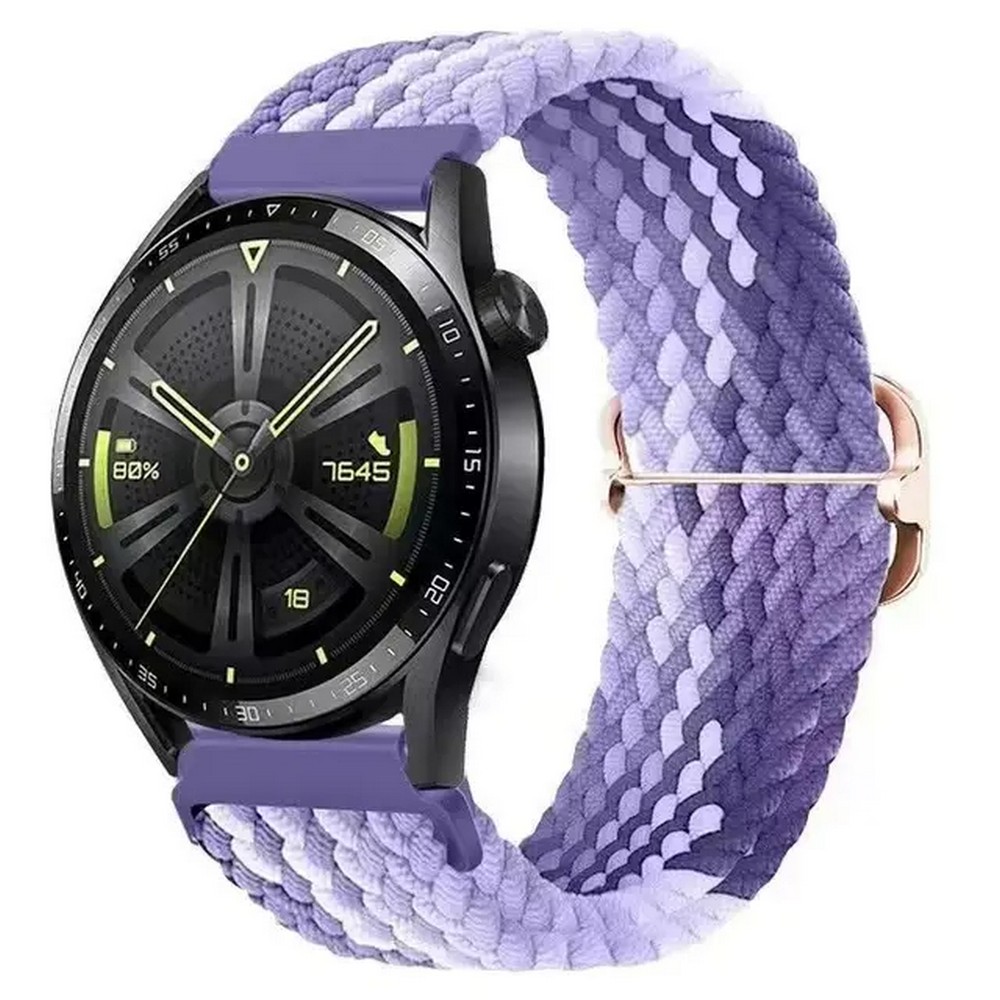 22mm Nylon Braided Loop Replacement Strap for Smart Watches