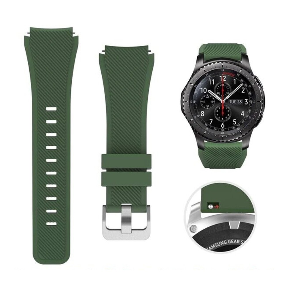 22mm Frontier Silicone Replacement Sports Strap Band For All Smart