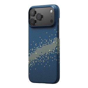 Pitaka StarPeak Tactile Woven case for iPhone 17 Pro – Milky Way Galaxy (PitaTap™)