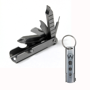 11in1 Survival Toolkit with Keychain by W