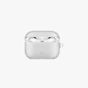 Uniq Glase Lock Case with Magnetic Lid for AirPods Pro 3rd Gen - Glossy Clear