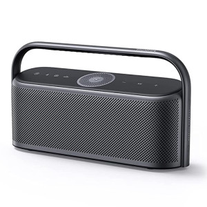 Soundcore Motion X600 50W Portable Wireless Bluetooth Speaker, Hi-Res Spatial Audio, IPX7, Pro EQ, AUX-in - Black