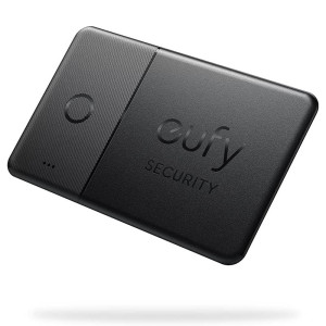 eufy Security Smart Track Card E30  Works with Apple Find My (iOS Only), Wallet Tracker, Phone Finder, Up to 3-Year Battery Life(Android Not Supported), Water Resistant - Black