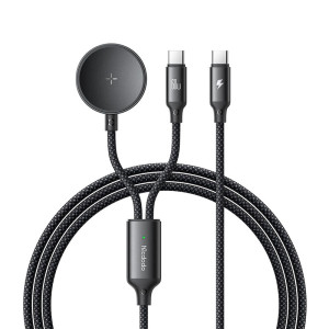 Mcdodo 2-in-1 Type C Cable with Samsung Watch Charger 1.2m - Black