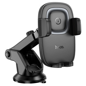 Hoco Crown 15W Wireless Charging Car Dashboard Mount - HW32 - Black