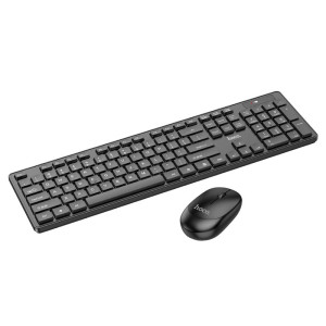 Hoco Wireless Business Keyboard & Mouse Set (English Version) - GM17 - Black