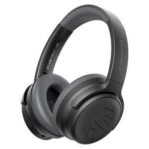 SOUNDPEATS Space Pro Multipoint Wireless Headphones LDAC (Wireless/Wired)/ANC Up to 47dB/ 40mm +10mm Dual Driver/ 151 Hours - Black