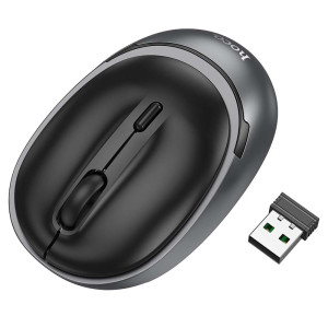 Hoco Dual-Mode Wireless Mouse for PC, MacBook, Tablets Laptop - GM34 - Black