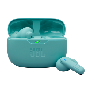 JBL Wave Beam 2, Wireless Noise Cancelling Bluetooth Earbuds with 40h Playtime, JBL Pure Bass Sound, Smart Ambient Technology and Multi-Point Connection - Blue
