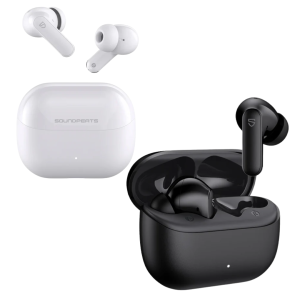 SOUNDPEATS Q3 Pro Noise Cancelling Headphones with FF ANC (-38dB), 13mm Drivers with Powerful Bass, BT 6.0, 42H Playtime, 4 Mics AI ENC Call, IP55, App Customize EQ - Black