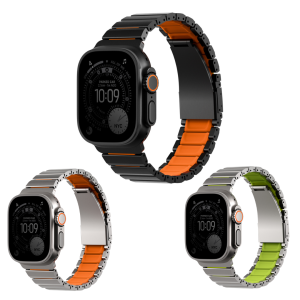 Uniq Strova Flex Hybrid Stainless Steel Band for Apple Watch (49/46/45/44mm)