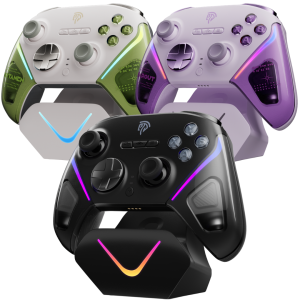 EasySMX® D10 Multiplatform Gaming Controller with TMR sticks, Trigger Lock and Charging Dock