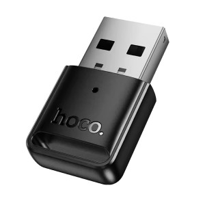 HOCO Mini Portable USB Bluetooth 5.4 Adapter for Data Transfer Up to 4 Mbps - UA42 - Black