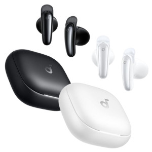 Anker Soundcore Liberty ANC Bluetooth Earbuds with Adaptive Noise Cancelling, Semi In-Ear Comfort, AI Translation