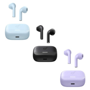 Anker Soundcore K20i Wireless Earbuds Bluetooth 5.3, Semi-In-Ear Earphones with 36H Playtime, Fast Charging, Custom EQ App Control, IPX5