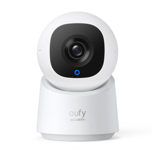Anker Eufy Indoor Security Camera 2K Ultra Clear with 360° Coverage, AI Monitoring, Motion Alerts & Two-Way Talk - C220